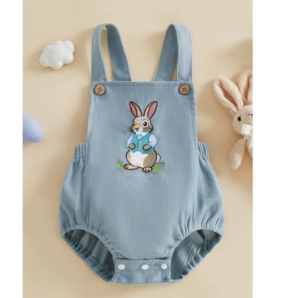 Peter Rabbit Easter Bunny Baby Boys Girls Romper Sunsuit